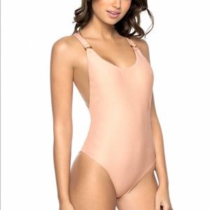 PILYQ PINK SANDS HAILEY ONE PIECE NWT